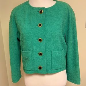 CHANEL vintage green jacket